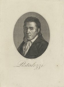 Portret van Johann Heinrich Pestalozzi door Unbekannt