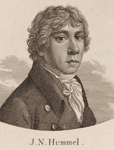 Portret van Johann Nepomuk Hummel 1778-1837 door Unbekannt