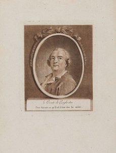 Portret van Joseph Balsamo, graaf van Cagliostro, 18e eeuw