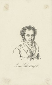 Portret van Joseph Hormayr, Baron zu Hortenburg 1781-1848 door Unbekannt