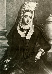 Portret van Lady Fenwick, rouwend weduwe, 1695, 1937 door Unbekannt