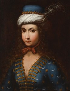 Portret van Lady Mary Wortley Montagu 1689-1762, 18e eeuw door Unbekannt