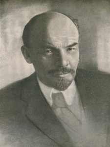Portret van Lenin, ca. 1920s, 1939 door Unbekannt