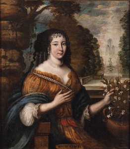 Portret van Madeleine de Scudéry door Unbekannt