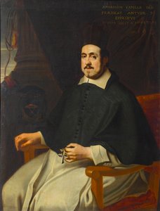 Portret van Marius Ambrosius Capello 1597-1676, bisschop van Antwerpen, 1659.