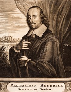 Portret van Maximiliaan Hendrik van Beieren 1621-1688, Aartsbisschop van Keulen