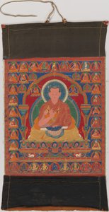 Portret van Munchen Sangye Rinchen, de Achtste Abt van het Ngor Klooster