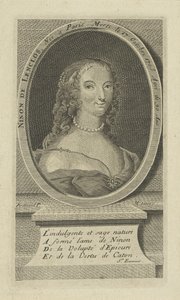 Portret van Ninon de Lenclos 1620-1705, ca. 1730
