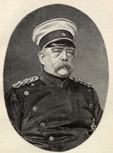 Portret van Otto von Bismarck 1815-1898 door Unbekannt