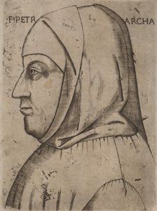 Portret van Petrarca, eerste helft 16e eeuw