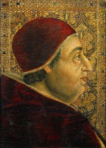 Portret van Paus Alexander VI 1431-1503, 1490s door Unbekannt