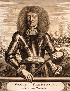 Portret van Prins Georg Friedrich van Waldeck 1620-1692 Uit: Schauplatz des Krieges door Unbekannt