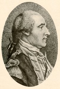 Portret van Washington, naar het leven getekend, met haar in varkensstaart, ca. 1770, 1937