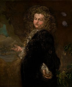 Portret van een man, eerste kwart 18e eeuw door Unbekannt