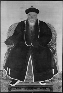 Portret van een Manchu Ambtenaar, 17e of 18e eeuw