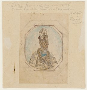 Portret van een Mughal heerser