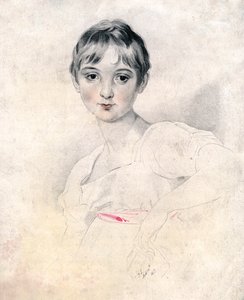 Portret van een meisje, 1813 door Unbekannt
