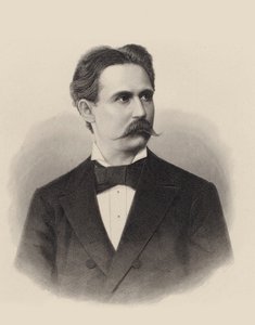 Portret van pianist en componist Xaver Scharwenka 1850-1924, ca. 1880 door Unbekannt