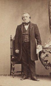 Portret van de Componist Franz Lachner 1803-1890, ca. 1850 door Unbekannt