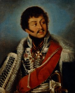 Portret van generaal Dmitry Dmitrievich Shepelev door Unbekannt