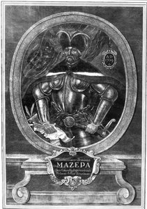 Portret van hetman Ivan Mazepa 1639-1709 door Unbekannt