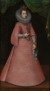 Portret van de Infanta Catherine Michelle van Spanje 1567-1597 door Unbekannt
