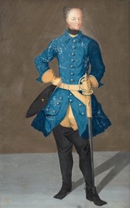 Portret van koning Karel XII van Zweden door Unbekannt