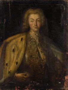 Portret van Tsaar Peter II van Rusland, 18e eeuw door Unbekannt