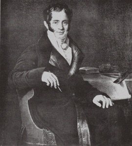 Portret van de architect Carlo Rossi 1775-1849 na Ch. Mitoire door Unbekannt