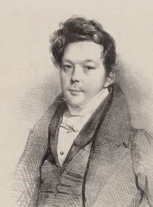 Portret van de componist Auguste-Mathieu Panseron door Unbekannt