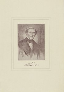 Portret van de componist Carl Loewe door Unbekannt