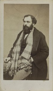 Portret van de componist Ferdinand Poise 1828-1892, ca. 1875 door Unbekannt
