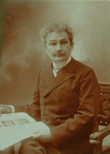 Portret van de componist Leos Janacek