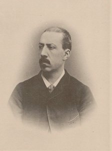 Portret van de organist en componist Charles-Marie Widor 1844-1937, 1870-1875