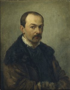 Portret van de schilder Pavel Andreyevich Fedotov 1815-1852, voor 1852