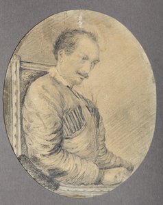 Portret van de dichter, Decembrist Graaf Alexander I. Odoevsky 1802-1839, 1837-1839