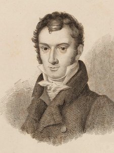 Portret van de violist en componist Josef Mayseder 1789-1863, 1824 door Unbekannt