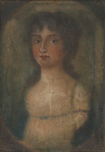 Portret van een vrouw, Barbora Merse de Szinye door Unbekannt