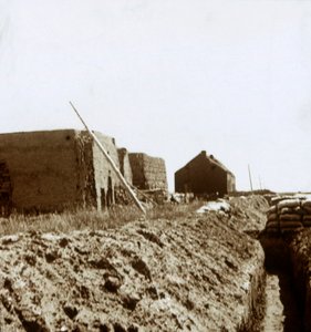 Post aan de IJzer, Vlaanderen, België, c1914-c1918