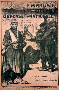 Poster ter ere van de oorlogsinspanningen, Frans, Eerste Wereldoorlog, 1914-1918
