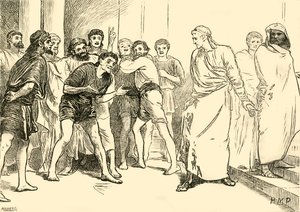 Posthumius in het theater van Tarentum door Unbekannt