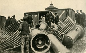 Voorbereidingen voor de evacuatie van Warschau, Eerste Wereldoorlog, 1915, ca. 1920