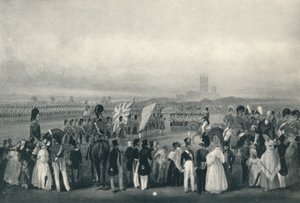 Nieuwe kleuren presenteren aan de 93e Highlanders, 7 oktober 1834, 1834, 1909 door Unbekannt