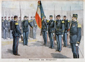 Verontschuldigingen aanbieden aan de vlag, Toulon, Frankrijk door Unbekannt