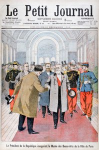 President van de Republiek opent het Musée des Beaux-Arts de la Ville de Paris, 1902 door Unbekannt