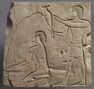 Priesters Voeren Begrafenisrituelen Uit, ca. 667-647 v.Chr. door Unbekannt