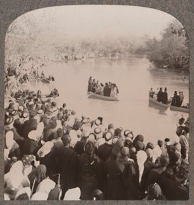 Priesters zegenen de Jordaan, ca. 1900