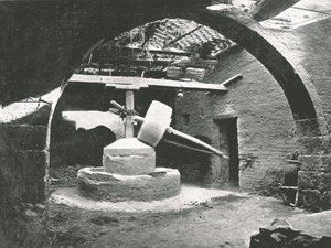 Primitieve korenmolen, Nijldelta, Egypte, 1895 door Unbekannt