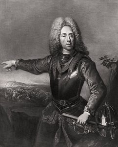Prins Eugenius van Savoye, in Frankrijk geboren Oostenrijkse soldaat, 1718 1906 door Unbekannt