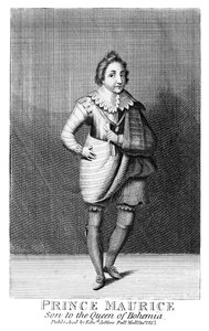 Prins Maurits, zoon van de Koningin van Bohemen, 1815